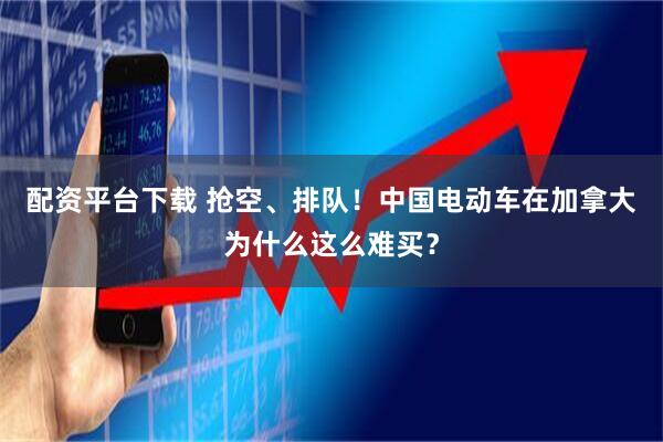 配资平台下载 抢空、排队！中国电动车在加拿大为什么这么难买？